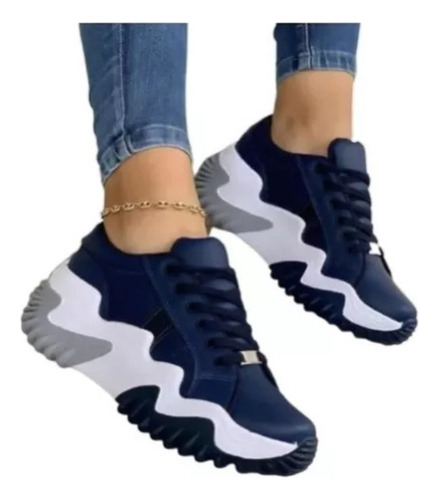 Zmshop Zapatos Tenis Plataforma Caso Zapatillas Deportivas M