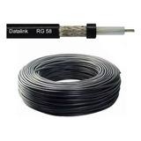 Cabo Coaxial Px Data Link Rg58 50 Ohms 95% Flexivel 100metro