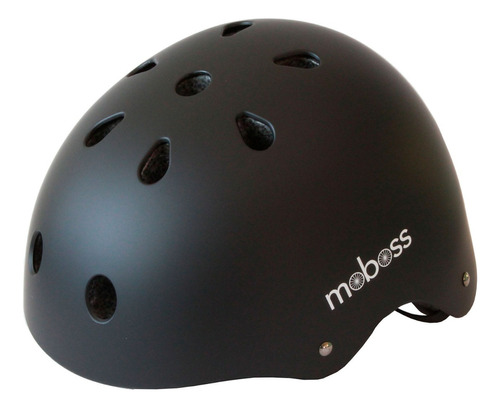 Casco Para Bicicleta O Scooter Moboss H100 Ciclismo Urbano Color Negro Talla M