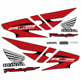 Calcos Honda Cbx 250 Twister Kit Completo Moto Negra Roja
