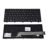 Teclado Para Notebook Dell Inspiron P53g 14 3000 3442 3443 Idioma Português Brasil Cor Preto