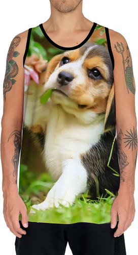 Camiseta Regata Cachorro Raça Beagle Dócil Filhotes Cão Hd 6
