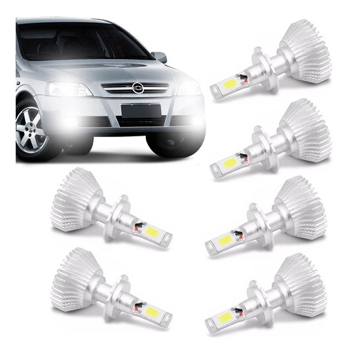 Kit Super Led Astra 2010 2011 2012 2013 Farol E Milha 6000k