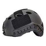 Casco Airsoft Paintball Ajustable Picatiny Enhanced Negro