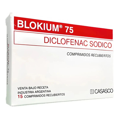 Blokium 75 Mg Comp. Recub., 15 Comprimidos | MercadoLibre