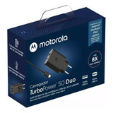 Carregamento Ultrarápido 50w Turbo Duo - Para Motorola®