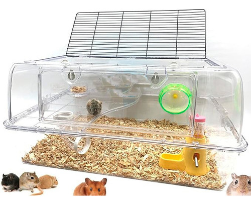 Jaula Palacio Acrilico Transparente Hamster Raton G910