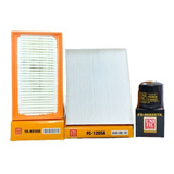 Kit Filtros Para Rio 1.6 2018-2022 Cabin! Aire & Aceite Sint