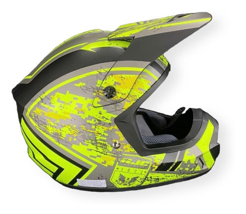 Casco Cross  Enduro Hjc Cs-mx A Profecional Motoscba 