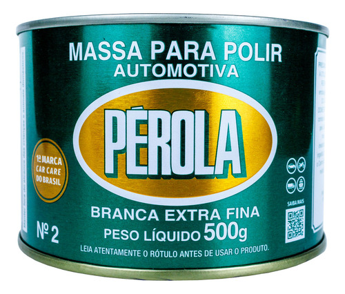 Massa De Polir Nº2 Pérola - 500g