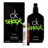 Ck One Shock Calvin Klein 200ml Original+perfume Cuba 35ml