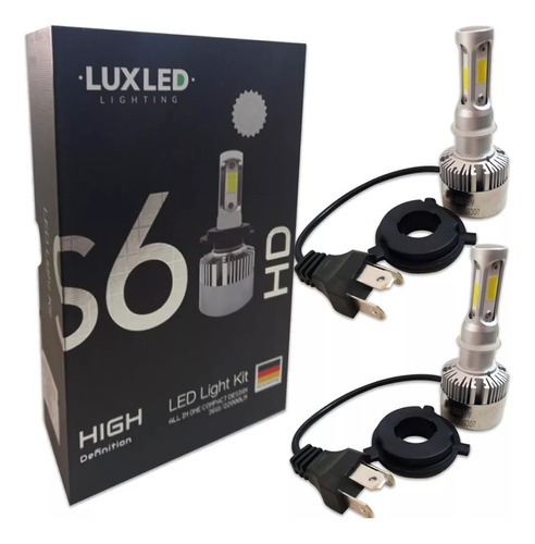 Kit Bi Led Cree S6 Auto H4 Fiorino Uno 206 Partner Berlingo 