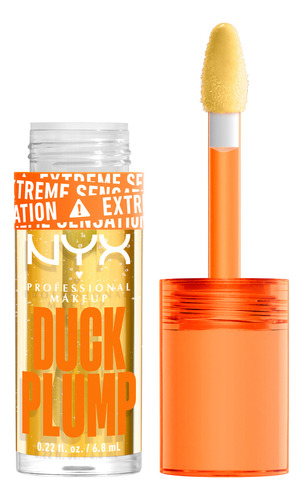 Brillo De Labios Con Efecto Plump, Duck Plump, Nyx Cosmetics Acabado Brillante Color Clearly Spicy