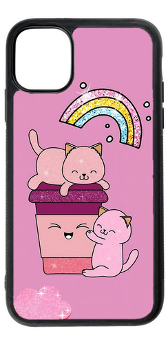 Carcasa Funda Para iPhone 13 Pro Max Gatitos Diseño 21