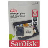 Cartao De Memoria 128gb Micro Sd Sandisk Cl10 Sdsqunr-128g