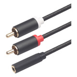 Cable Rca 2rca Macho A 3,5 Mm Hembra, Divisor A De 3,5 Mm A