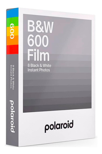 Película Instantánea Polaroid Black & White 600 (8 Exp)
