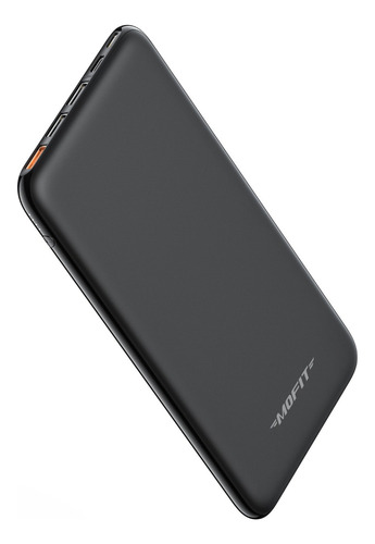 Cargador Power Bank M2058 Usb & Tipo C Portátil Con Cable Carga Super Rápida Negro