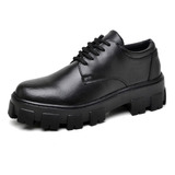 Sapato Mocassim Oxford Cardaço Preto Fosco Original Dubuy