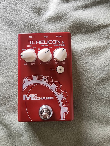 Pedal Para Voz Tc Helicon Mic Mechanic 2 Nueva Sin Uso 