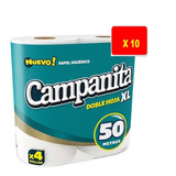 Papel Higiénico Campanita Doble Hoja Xl X 50 Mts - Bolsón