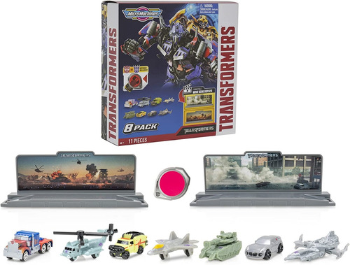 Transformers Set Micromachines 8 + Dioramas Original Hasbro