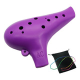 Instrumento De Plstico Ocarina De 12 Agujeros Alto C Ocarina