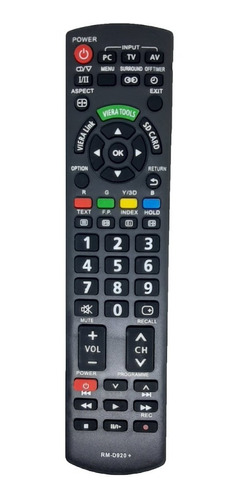 Control Remoto Tv Panasonic Viera Tools + Forro + Pilas