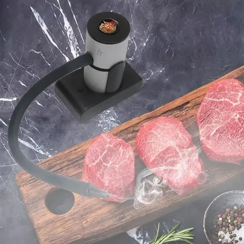 Defumador Infusor Portátil Para Cozinha E Drinks - No Brasil