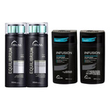 Kit Equilibrium + Shampoo E Condicionador Infusion Mini 30ml