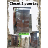 Closet 2 Puertas, Medidas 183x45x100 Cm 