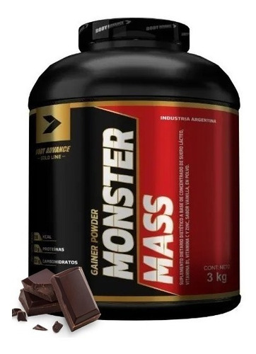 Monster Mass 3 Kg Chocolate - Body Advance - 