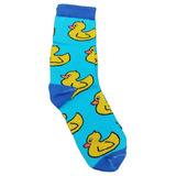 Medias 3/4 Largas Pato Ule Goma Ducks Amarillo Agua Unisex