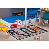 Tapete Infantil Menino Menina 1,50x1,0 Carro Quarto Promoção