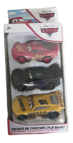 Coche De Fricción Cars 3 Pack