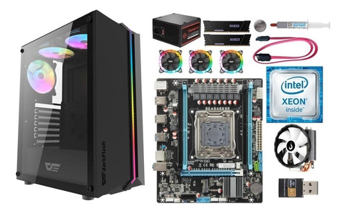 Kit Gamer X99 Xeon E5 2650v4/ 32gb/ Gabinete + Fonte 500w