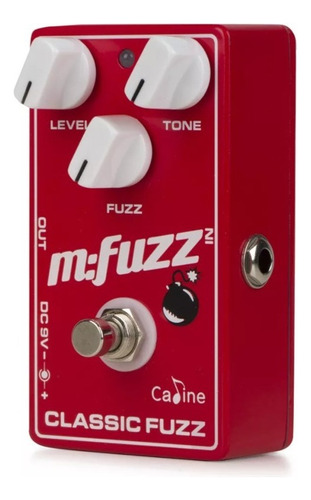 Pedal De Guitarra Caline M: Fuzz Classic Fuzz + + Color Red