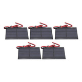 Módulo De Placa De Célula De Batería De Panel Solar Mini 5pc