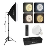 Kit De Iluminación Softbox Para Fotografía, Caja Blanda De 2