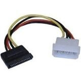 Cabo Força Adaptador Fonte Ide Molex 4 Pinos Sata Hd Dvd Dvr