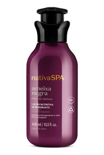 Loção Hidratante Ameixa Negra Nativa Spa 400ml - O Boticário