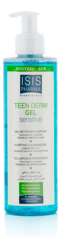 Isispharma Teen Derm Gel Sensitive 250ml Limpiador Facial Tipo De Piel Grasa/mixta