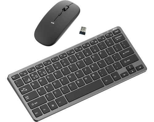 Teclado + Mouse Inalámbrico Bluetooth Recargable Wb-8077