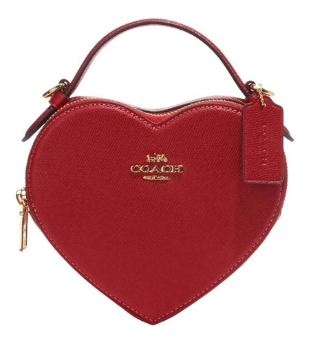 Bolsa Coach Corazón Nueva Y Original + Envío Gratis