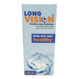 Long Vision 120 Ml Solución Limpiadora Lentes De Contacto