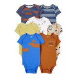 Carters Set 7 Piezas Pañalero Bebe Perrito Salchicha Colores