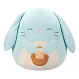 Squishmallows Sammy Seafoam Conejito Con Cesta Peluche