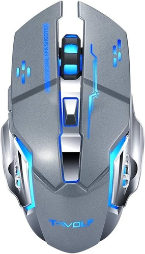 Mouse Sem Fio Recarregavel Gamer Usb Rtx T-wolf 2400 Dpi Usb