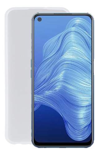 Funda De Teléfono Tpu Blanca Esmerilada Para Oppo Realme 7 5