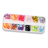 Paillettes De Uñas De Colores 3d 02 2-15x5cm Multicolor